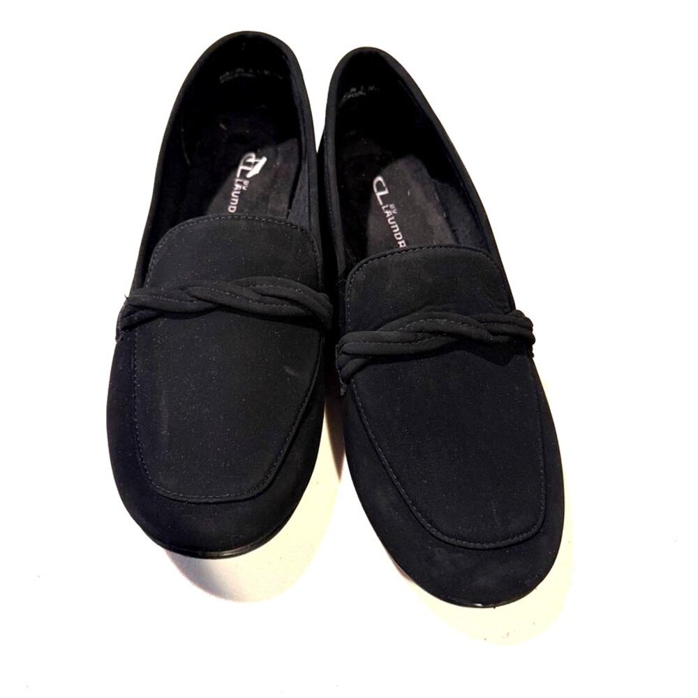 CL by Laundry Black‎ Slip-On Loafers Women’s 9.5 Comfort Casual Flats Office
